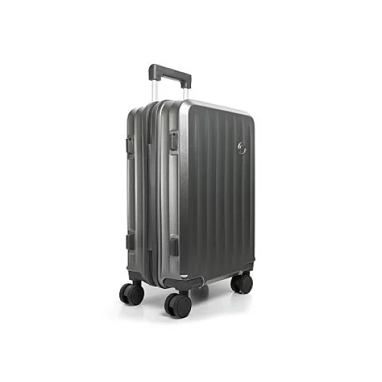 TRIPMATES Ručni kofer (kabinski) 55cm svetlosivi – sa USB punjačem, držačem za piće i dodatnom kukom