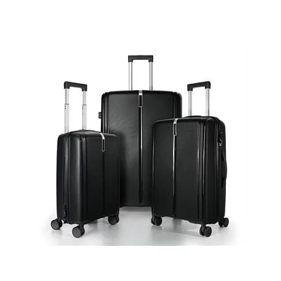 Cabin Pro Porodični set od 3 kofera - tamno crna boja