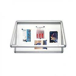 2X3 TABLA OGLASNA  GS196 SA VRATIMA I INBUS KLJUČEM, BELA MAGNETNA 60×90