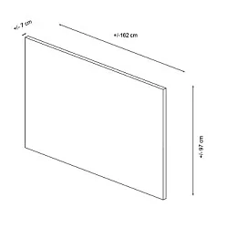 HANAH HOME Headboard Safir 160 Beige (506MNR1655)