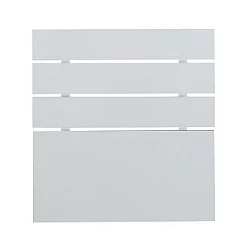 HANAH HOME Headboard Fuga 120 Shiny White