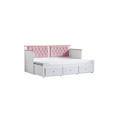 HANAH HOME Krevet Alacati White Pink