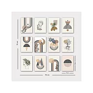 WALLXPERT De,korativna slika 12 delova 12MDF15YS