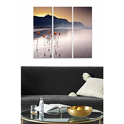 WALLXPERT Dekorativna slika iz 3 dela MDF616439
