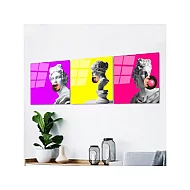 WALLXPERT (Dekorativna slika od kaljenog stakla (3 komada)UV 855 50 x 50