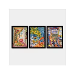 WALLXPERT Dekorativna slika u ramu (3 dela) 3SC_UN1535378_5575