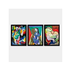 WALLXPERT Dekorativna slika u ramu (3 dela) 3SC_UNPP13_5575