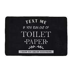 L`ESSENTIEL MAISON Prostirka za kupatilo Toilet Black