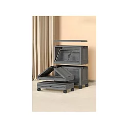 HANAH HOME Višenamenski ormar Lavine 67 Anthracite