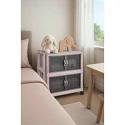 HANAH HOME Višenamenski ormar Lavine 67 Powder