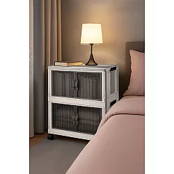 HANAH HOME Višenamenski ormar Lavine 67 White