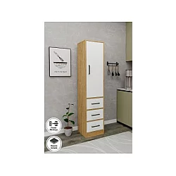 HANAH HOME Višenamenski ormar Modera Sapphire Oak White