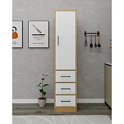 HANAH HOME Višenamenski ormar Modera Sapphire Oak White