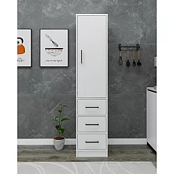 HANAH HOME Višenamenski ormar Modera White