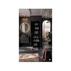 HANAH HOME Višenamenski ormar Nesto Black