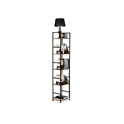 ModernHome Drvena polica sa metalnim okvirom