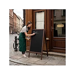ModernHome Reklamni A-stalak 83×50 cm, dvostrana tabla za pisanje kredom