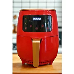 QUANTEK Q1301RD AIR FRYER SA TAJMEROM LCD 6L 1600W CRVENA