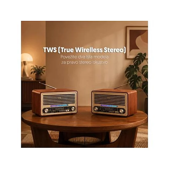 ELEMENTA Retro Bluetooth radio 6679BT