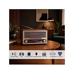 ELEMENTA Retro Bluetooth radio 6679BT/B