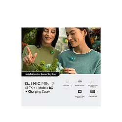 DJI Mikrofon Mic Mini 2 (2TX + 1 Mobile RX)