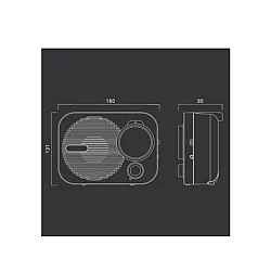 MUSE RADIO M-050 R
