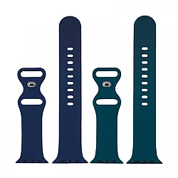 JUST IN CASE NARUKVICA 2in1 silikon 42-45mm TEGET+PLAVA