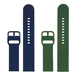 JUST IN CASE Zamenske narukvice 2u1 za pametne satove 22mm Blue-Green