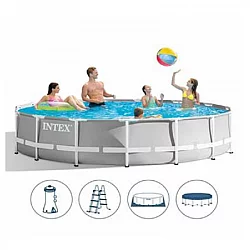 INTEX PRISM FRAME porodični bazen sa metalnim okvirom 4.57 x 1.07 m