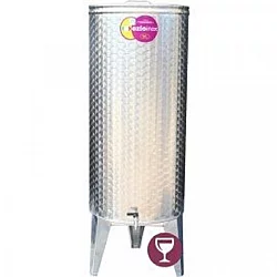 AGROMARKET Inox bačva za vino sa slavinom – 180 l