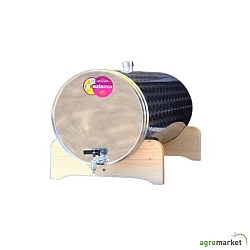 AGROMARKET Inox bačva 45 l- horizontalna (za rakiju)- sa slavinom