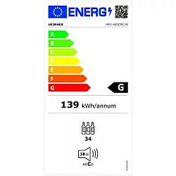 HEINNER Vinski frižider HRV-A85DRL34