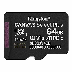 KINGSTON 64GB, MicroSD, Canvas Select Plus (SDCS3/64GBSP)