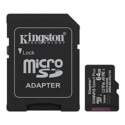KINGSTON 64GB, MicroSD sa SD adapterom, Canvas Select Plus (SDCS3/64GB)
