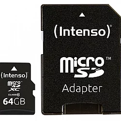INTENSO High Performance microsdxc kartica 64 GB Class 10 sa adapterom (3413490)