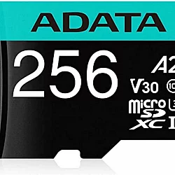 A DATA UHS-I U3 MicroSDXC 256GB V30S A2 + adapter AUSDX256GUI3V30SA2-RA1