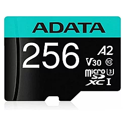 A DATA UHS-I U3 MicroSDXC 256GB V30S A2 + adapter AUSDX256GUI3V30SA2-RA1