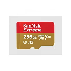 SANDISK 256GB Extreme, SDSQXAV-256G-GN6MA + adapter