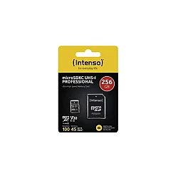 INTENSO Micro SDXC 256GB UHS-I Professional 3433492 + adapter