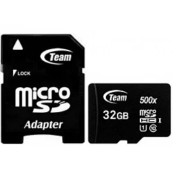 TEAM GROUP MICRO SDHC 32GB UHS-I +SD Adapter TUSDH32GCL10U03