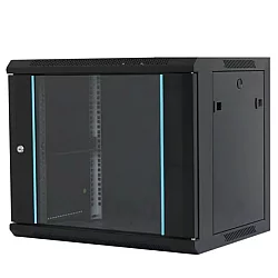 MAXPRO LINE Rack orman nazidni, 15U, 600x600, staklena vrata