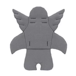 WALLXPERT Mekani jastuk za bebe Angel Wings Grey
