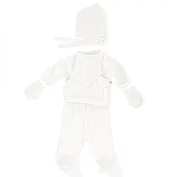 WALLXPERT Set za novorođenče (5 komada) Angel Wings Newborn Baby Set White