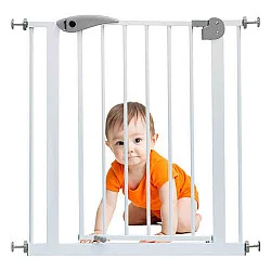 WALLXPERT Sigurnosna Ogradica za bebe Baby Safety Door White