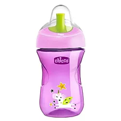 CHICCO Advanced čaša 12m+, roze