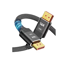 E-GREEN Kabl DisplayPort 2.1 M/M 16K/80Hz 2m, crni