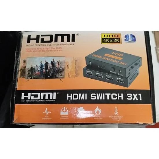LINKOM HDMI Switch 4K 3x1 OUTLET