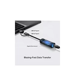 TP LINK Adapter UE310C USB-C /USB-A-> RJ45 Gigabit Ethernet Network