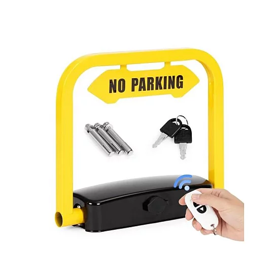 ModernHome Parking barijera sklopiva 35 cm ugaona sa ključem, daljinskom kontrolom i alarmom (DNPL-001)