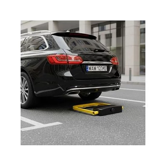 ModernHome Parking barijera sklopiva 35 cm ugaona sa ključem, daljinskom kontrolom i alarmom (DNPL-001)